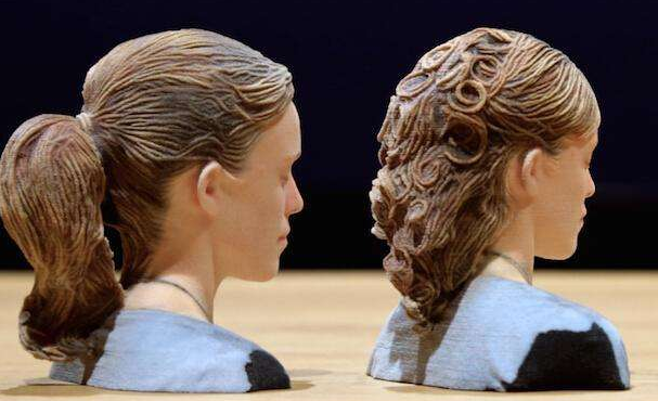 木乃伊現3000前頭發之種植3D打印假發